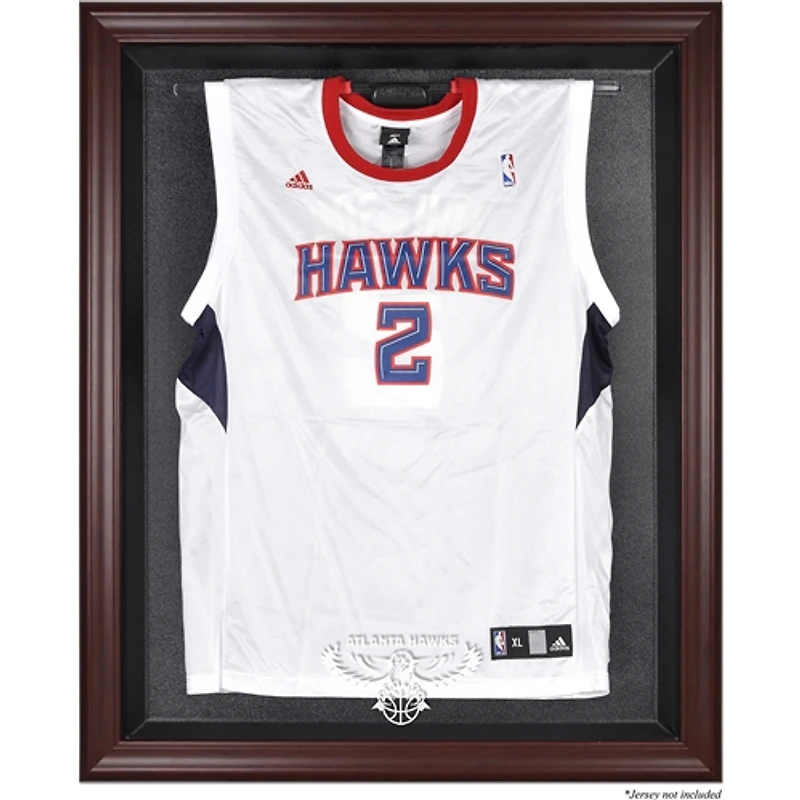 Atlanta Hawks Mahogany Framed Hardwood Classics 2007 - 2015 Logo Jersey Display Case