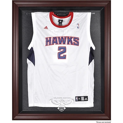 Atlanta Hawks Mahogany Framed Hardwood Classics 2007 - 2015 Logo Jersey Display Case