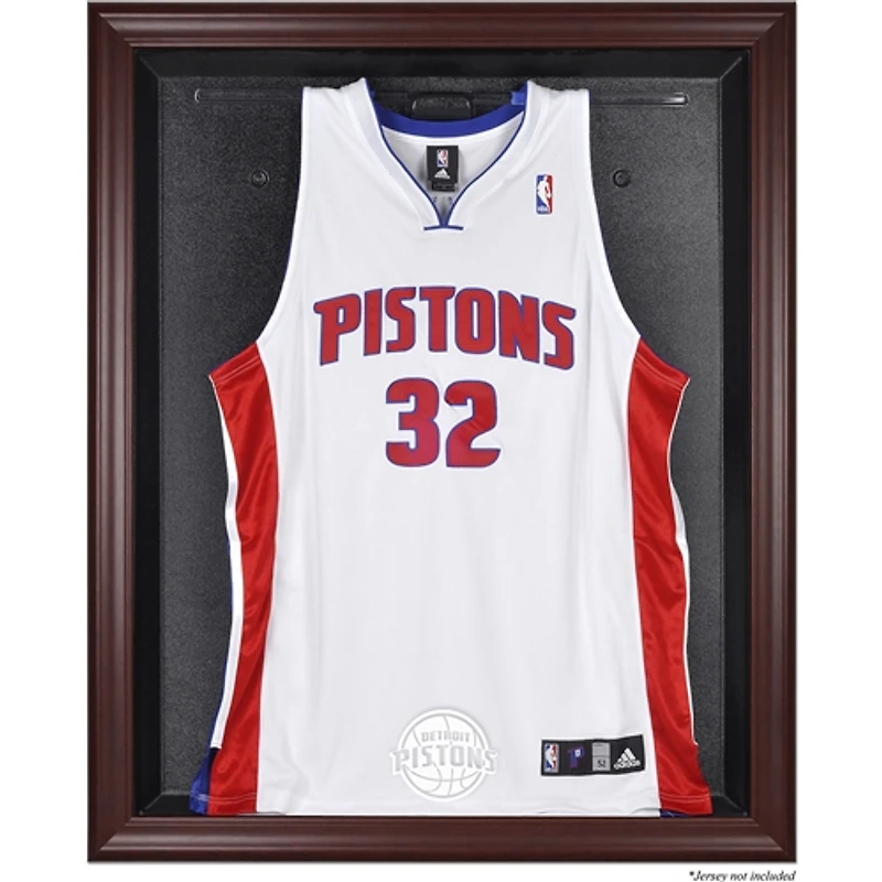 Detroit Pistons (2005-2017) Mahogany Framed Team Logo Jersey Display Case