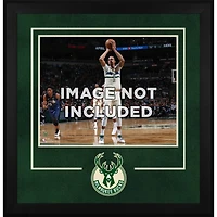 Milwaukee Bucks 16" x 20" Horizontal Deluxe Setup Frame with Team Logo