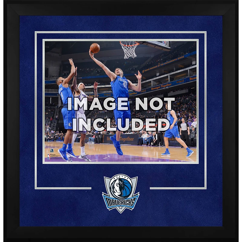 Dallas Mavericks 16" x 20" Horizontal Deluxe Setup Frame with Team Logo