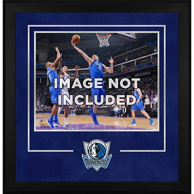 Dallas Mavericks 16" x 20" Horizontal Deluxe Setup Frame with Team Logo