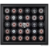 Chicago Blackhawks 30-Puck Black Display Case