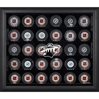 Minnesota Wild 30-Puck Black Display Case