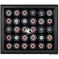 San Jose Sharks 30-Puck Display Case
