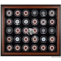 Chicago Blackhawks 30-Puck Brown Display Case