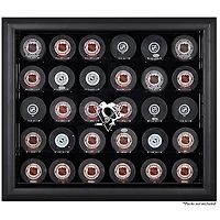 Pittsburgh Penguins 30-Puck Black Display Case