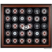 Carolina Hurricanes 30-Puck Brown Display Case