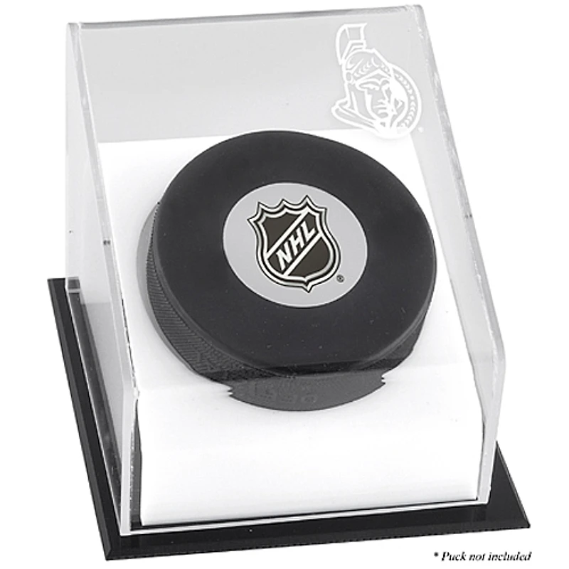 Ottawa Senators Puck Deluxe Logo Display Case
