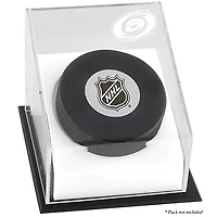 Carolina Hurricanes Puck Deluxe Logo Display Case
