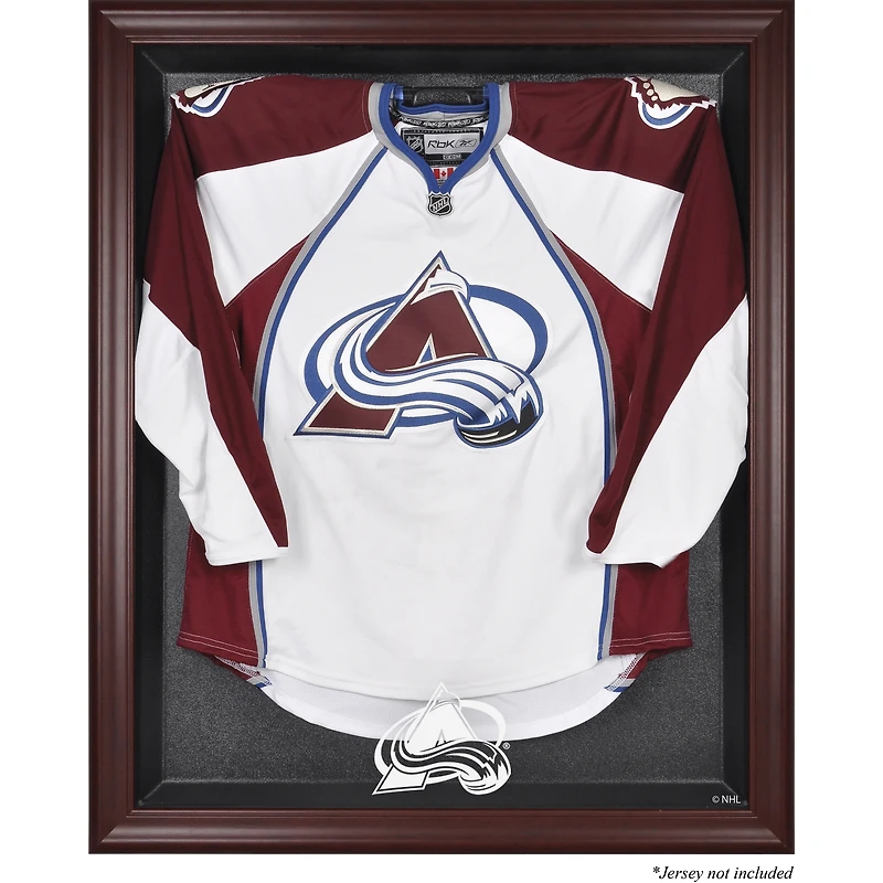 Colorado Avalanche Mahogany Framed Jersey Display Case