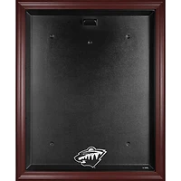 Minnesota Wild Mahogany Framed Jersey Display Case