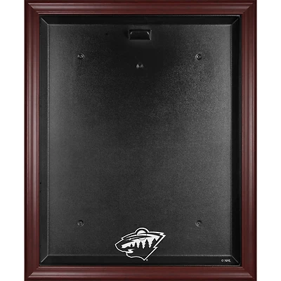 Minnesota Wild Mahogany Framed Jersey Display Case