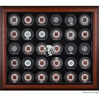 Chicago Blackhawks 30-Puck Mahogany Display Case