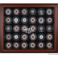 Nashville Predators 30-Puck Mahogany Display Case