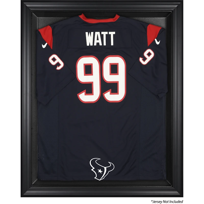 Houston Texans Black Framed Jersey Display Case