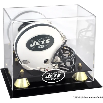 New York Jets Throwback Logo 1998 - 2018 Mini Helmet Display Case