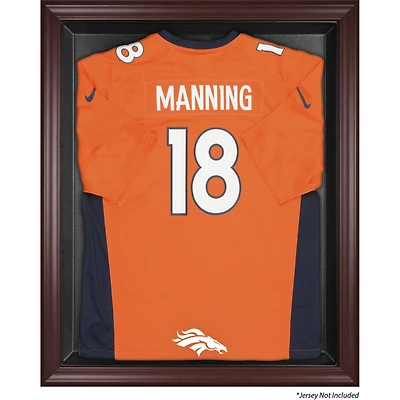 Denver Broncos Mahogany Framed Jersey Display Case