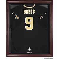 New Orleans Saints Mahogany Framed Jersey Display Case