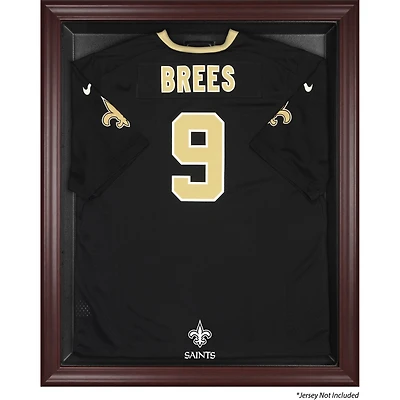 New Orleans Saints Mahogany Framed Jersey Display Case