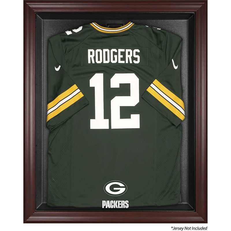 Green Bay Packers Mahogany Framed Jersey Display Case
