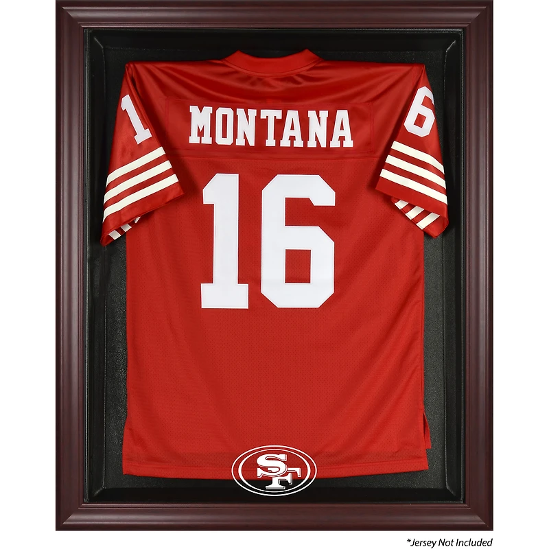 San Francisco 49ers Mahogany Framed Jersey Display Case