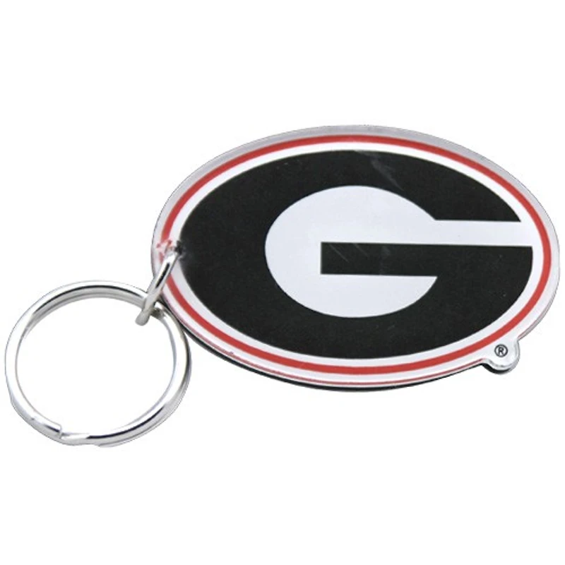 Georgia Bulldogs High Definition Logo Keychain