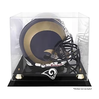 St. Louis Rams Golden Classic Helmet Display Case with Mirrored Back