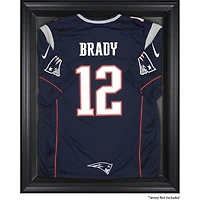 New England Patriots Black Framed Jersey Logo Display Case