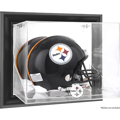 Pittsburgh Steelers Black Framed Wall-Mountable Helmet Display Case