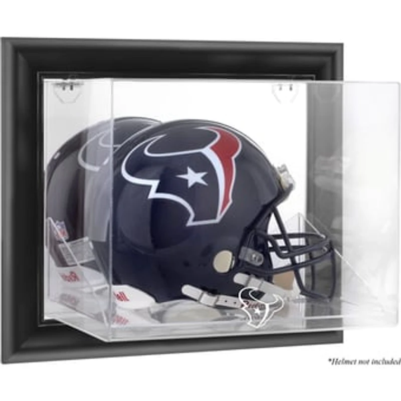 Houston Texans Black Framed Wall-Mountable Helmet Display Case