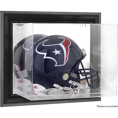 Houston Texans Black Framed Wall-Mountable Helmet Display Case