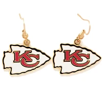 Kansas City Chiefs Logo Wire Earrings