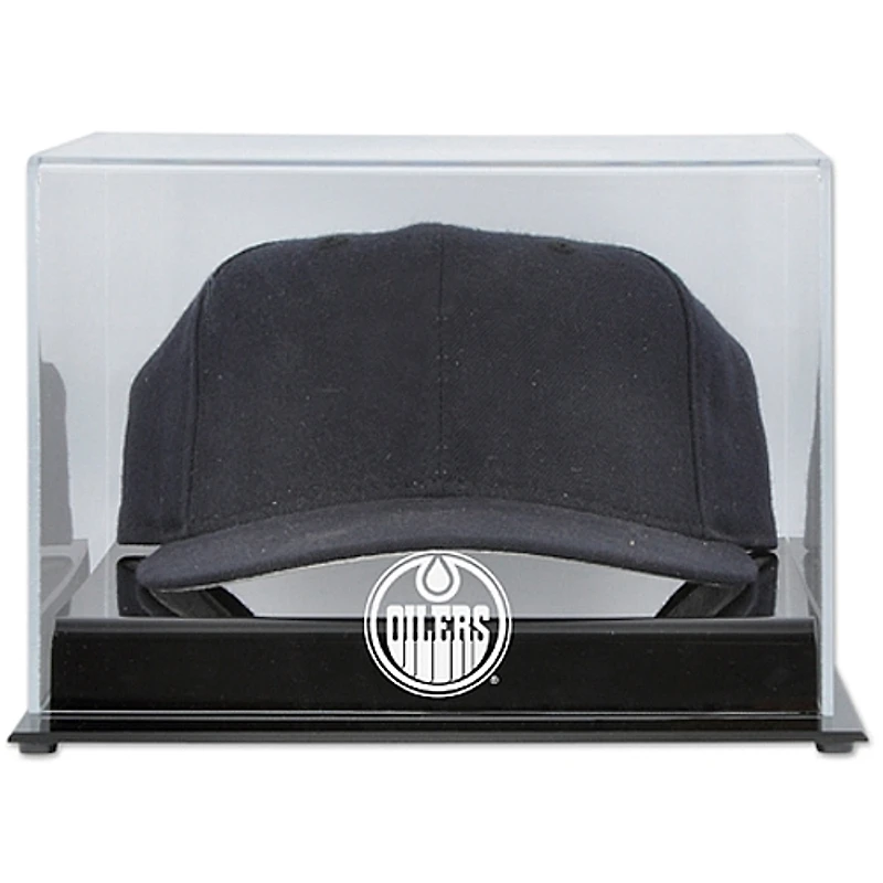 Edmonton Oilers Acrylic Team Logo Cap Display Case