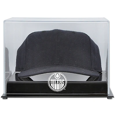Edmonton Oilers Acrylic Team Logo Cap Display Case