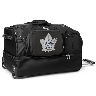 MOJO Toronto Maple Leafs 27'' 2-Wheel Drop Bottom Rolling Duffel Bag