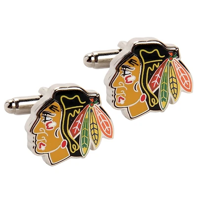 Chicago Blackhawks Team Logo Cufflinks