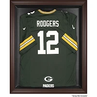 Green Bay Packers Brown Framed Logo Jersey Display Case