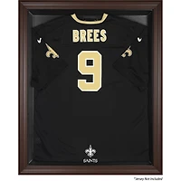 New Orleans Saints Brown Framed Logo Jersey Display Case