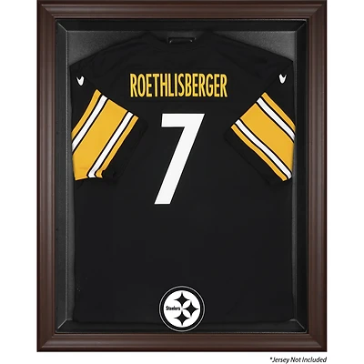 Pittsburgh Steelers Brown Framed Logo Jersey Display Case