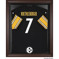 Pittsburgh Steelers Brown Framed Logo Jersey Display Case