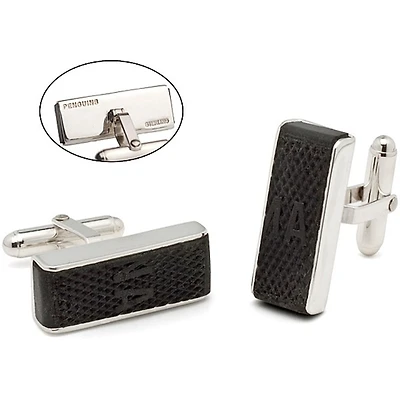 Tokens & Icons Pittsburgh Penguins Game-Used Puck Edge Cuff Links