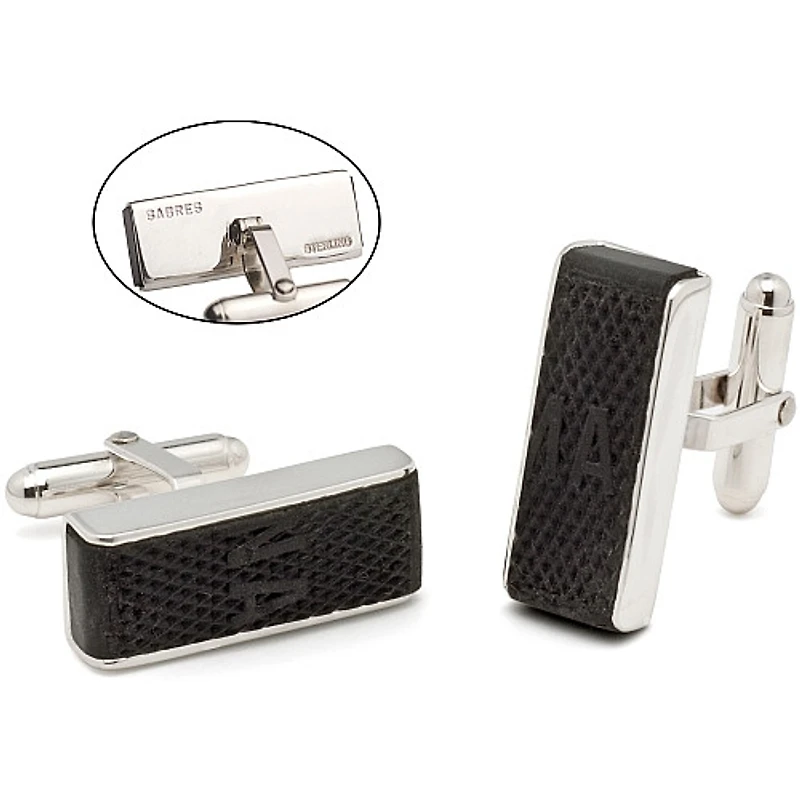 Tokens & Icons Buffalo Sabres Game-Used Puck Edge Cuff Links