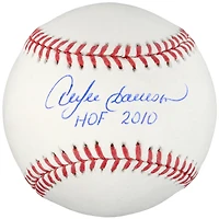 Andre Dawson Chicago Cubs Autographed Baseball with "HOF 2010" Inscription