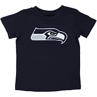 Seattle Seahawks Preschool Team Logo T-Shirt - College Navy