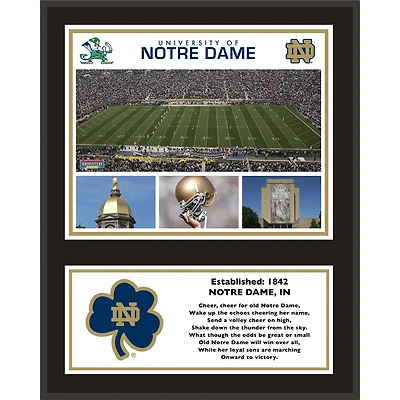 Notre Dame Fighting Irish 12'' x 15'' Sublimated Team Plaque