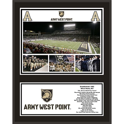 Army Black Knights 12'' x 15'' Sublimated Team Plaque