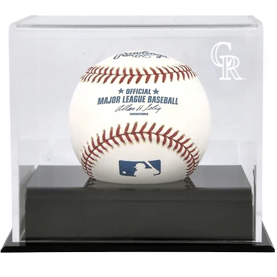Colorado Rockies Baseball Cube Logo Display Case