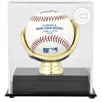 Chicago Cubs Gold Glove Single Baseball Logo Display Case