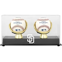 San Diego Padres Gold Glove Double Baseball Logo Display Case